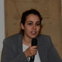 Foto Nicoloro G.  16/12/2014   Milano   Presentazione, al Museo Nazionale Scienza e Tecnologia Leonardo da Vinci, della mostra " Il Bel Paese. L' Italia dal Risorgimento alla Grande Guerra, dai Macchiaioli ai Futuristi " che si terrà a Ravenna nel Museo d' Arte dal 22 febbraio al 14 giugno 2015. nella foto Ouidad Bakkali, assessore alla Cultura del Comune di Ravenna.
