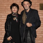 Foto Nicoloro G.   04/11/2022   Bologna   Presentazione del film di Elisabetta Sgarbi ' Nino Migliori. Viaggio intorno alla mia stanza '. nella foto Elisabetta Sgarbi con lo scrittore Ermanno Cavazzoni.