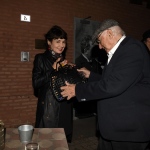 Foto Nicoloro G.   04/11/2022   Bologna   Presentazione del film di Elisabetta Sgarbi ' Nino Migliori. Viaggio intorno alla mia stanza '. nella foto Elisabetta Sgarbi e il fotografo Nino Migliori.