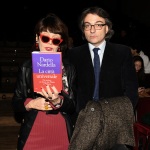 Foto Nicoloro G.   21/11/2022   Milano   Presentazione del libro ' La citta' universale ' del sindaco di Firenze Dario Nardella. nella foto Elisabetta Sgarbi con Eugenio Lio, editor e sceneggiatore.