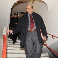 Foto Nicoloro G. 18/01/2011 Milano Presentato alla Casa della Cultura del libro ” Il futuro e’ di tutti ma e’ uno solo ” di Valeria Fedeli, presidente della Federazione Tessile. nella foto Pierluigi Bersani