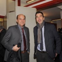 Foto Nicoloro G. 18/01/2011 Milano Presentato alla Casa della Cultura del libro ” Il futuro e’ di tutti ma e’ uno solo ” di Valeria Fedeli, presidente della Federazione Tessile. nella foto Pierluigi Bersani – Maurizio Martina