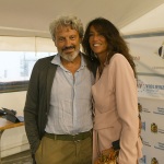Foto Nicoloro G.   08/07/2025   Ravenna   Presentazione del libro ' La vita due volte '. nella foto gli autori la giornalista Tiziana Panella e il politologo Vittorio E. Parsi.