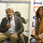 Foto Nicoloro G.   08/07/2025   Ravenna   Presentazione del libro \' La vita due volte \'. nella foto gli autori la giornalista Tiziana Panella e il politologo Vittorio E. Parsi.