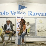 Foto Nicoloro G.   08/07/2025   Ravenna   Presentazione del libro \' La vita due volte \'. nella foto gli autori la giornalista Tiziana Panella e il politologo Vittorio E. Parsi.