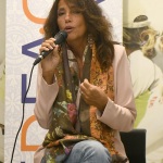 Foto Nicoloro G.   08/07/2025   Ravenna   Presentazione del libro \' La vita due volte \'. nella foto una degli autori la giornalista Tiziana Panella.