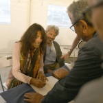 Foto Nicoloro G.   08/07/2025   Ravenna   Presentazione del libro ' La vita due volte '. nella foto gli autori la giornalista Tiziana Panella e il politologo Vittorio E. Parsi alla firma delle copie.
