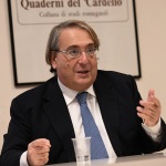 Foto Nicoloro G.   11/12/2021   Ravenna   Presentazione del libro ' Mario Draghi. Il ritorno del Cavaliere bianco '. nella foto l' autore Roberto Napoletano, direttore del ' Quotidiano del Sud '.