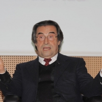 Foto Nicoloro G. 17/01/2011 Milano Presentazione del libro \" Prima la musica, poi le parole \", autobiografia del maestro Riccardo Muti. nella foto Riccardo Muti