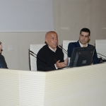 Foto Nicoloro G.   16/02/2019    Ravenna   Presentazione del libro \' Sicurezza e\' Liberta\' \'. nella foto, da sinistra, il deputato PD Alberto Pagani,  l\' ex ministro Marco Minniti, autore del libro, e il sindaco di Ravenna Michele de Pascale.