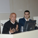 Foto Nicoloro G.   16/02/2019    Ravenna   Presentazione del libro \' Sicurezza e\' Liberta\' \'. nella foto l\' ex ministro Marco Minniti, autore del libro, a sinistra, e il sindaco di Ravenna Michele de Pascale.
