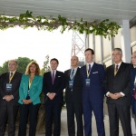 Foto Nicoloro G.   28/10/2019  Ravenna   Presentazione del progetto Iswec (Inertial Sea Energy Converter), organizzato da Eni per produrre energia dal moto ondoso, alla presenza del presidente del Consiglio. In occasione dell’evento sarà anche firmato un importante accordo con Fincantieri, Terna e CDP. nella foto di gruppo al centro il presidente del Consiglio Giuseppe Conte.