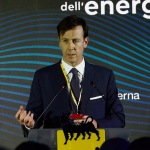 Foto Nicoloro G.   28/10/2019  Ravenna   Presentazione del progetto Iswec (Inertial Sea Energy Converter), organizzato da Eni per produrre energia dal moto ondoso, alla presenza del presidente del Consiglio. In occasione dell’evento sarà anche firmato un importante accordo con Fincantieri, Terna e CDP. nella foto l' a.d. di CDP Fabrizio Palermo.