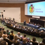 Foto Nicoloro G.   11/10/2022   Ravenna   Presentazione pubblica del progetto del rigassificatore al largo di Ravenna. nella foto una veduta del salone.