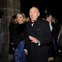 Foto Nicoloro G. 07/12/2011 Milano Apertura della stagione 2011-2012 del teatro alla Scala con il " Don Giovanni " di Mozart. nella foto Davide Boni e signora