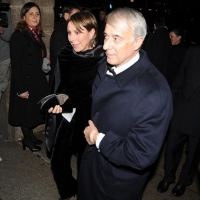 Foto Nicoloro G. 07/12/2011 Milano Apertura della stagione 2011-2012 del teatro alla Scala con il " Don Giovanni " di Mozart. nella foto Giuliano Pisapia e la moglie Cinzia Sasso