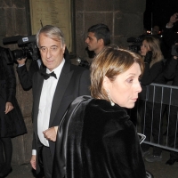 Foto Nicoloro G. 07/12/2011 Milano Apertura della stagione 2011-2012 del teatro alla Scala con il " Don Giovanni " di Mozart. nella foto Giuliano Pisapia e la moglie Cinzia Sasso