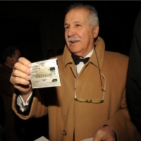 Foto Nicoloro G. 07/12/2012 Milano Tradizionale serata di Prima alla Scala quest’ anno sotto la neve. nella foto Il ristoratore Papà Francesco