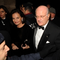 Foto Nicoloro G. 07/12/2012 Milano Tradizionale serata di Prima alla Scala quest’ anno sotto la neve. nella foto Elio Catania e la moglie