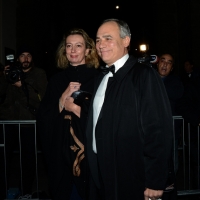 Foto Nicoloro G.  07/12/2014    Milano    Tradizionale serata inaugurale della stagione lirica del Teatro alla Scala. nella foto il direttore della Gazzetta dello Sport Andrea Monti con la moglie Angelica.