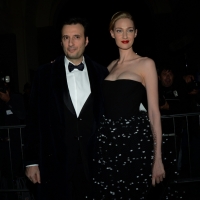 Foto Nicoloro G.  07/12/2014    Milano    Tradizionale serata inaugurale della stagione lirica del Teatro alla Scala. nella foto la topmodel Eva Riccobono e il suo compagno Matteo Ceccarini.