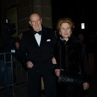 Foto Nicoloro G.  07/12/2014    Milano    Tradizionale serata inaugurale della stagione lirica del Teatro alla Scala. nella foto il presidente della Camera della Moda Mario Boselli con la moglie.