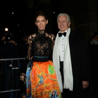 Foto Nicoloro G.  07/12/2014    Milano    Tradizionale serata inaugurale della stagione lirica del Teatro alla Scala. nella foto  l' imprenditore Adriano Teso con la moglie Laura Morino.
