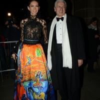 Foto Nicoloro G.  07/12/2014    Milano    Tradizionale serata inaugurale della stagione lirica del Teatro alla Scala. nella foto  l' imprenditore Adriano Teso con la moglie Laura Morino.