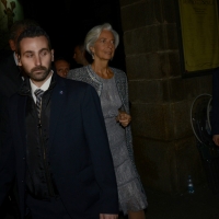 Foto Nicoloro G.  07/12/2014    Milano    Tradizionale serata inaugurale della stagione lirica del Teatro alla Scala. nella foto la direttrice generale del FMI Christine Lagarde.