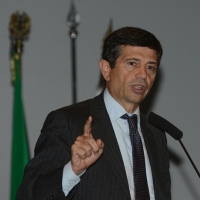 Foto Nicoloro G. 21/09/2013 Milano Prima assemblea della nuova Forza Italia con l' intervento del vice premier Angelino Alfano. nella foto Maurizio Lupi 