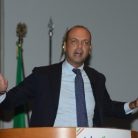 Foto Nicoloro G. 21/09/2013 Milano Prima assemblea della nuova Forza Italia con l' intervento del vice premier Angelino Alfano. nella foto Angelino Alfano 