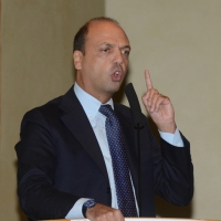 Foto Nicoloro G. 21/09/2013 Milano Prima assemblea della nuova Forza Italia con l' intervento del vice premier Angelino Alfano. nella foto Angelino Alfano 