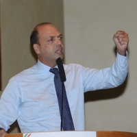 Foto Nicoloro G. 21/09/2013 Milano Prima assemblea della nuova Forza Italia con l' intervento del vice premier Angelino Alfano. nella foto Angelino Alfano 