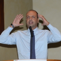 Foto Nicoloro G. 21/09/2013 Milano Prima assemblea della nuova Forza Italia con l' intervento del vice premier Angelino Alfano. nella foto Angelino Alfano 