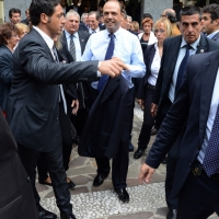 Foto Nicoloro G. 21/09/2013 Milano Prima assemblea della nuova Forza Italia con l' intervento del vice premier Angelino Alfano. nella foto Angelino Alfano 