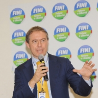 Foto Nicoloro G.  06/11/2010 Bastia Umbra  (Perugia)  Prima Convention di Futuro e Liberta’ – Manifesto per l’ Italia. nella foto Adolfo Urso