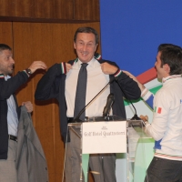 Foto Nicoloro G.  06/11/2010 Bastia Umbra  (Perugia)  Prima Convention di Futuro e Liberta’ – Manifesto per l’ Italia. nella foto Gianfranco Fini