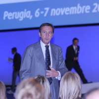 Foto Nicoloro G.  06/11/2010 Bastia Umbra  (Perugia)  Prima Convention di Futuro e Liberta’ – Manifesto per l’ Italia. nella foto Gianfranco Fini