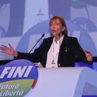 Foto Nicoloro G.  06/11/2010 Bastia Umbra  (Perugia)  Prima Convention di Futuro e Liberta’ – Manifesto per l’ Italia. nella foto Flavia Perina