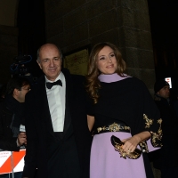 Foto Nicoloro G.  07/12/2015   Milano   Tradizionale inaugurazione della stagione 2015-2016 del Teatro alla Scala con l\' opera \' Giovanna D\' Arco \' di Giuseppe Verdi. nella foto il banchiere e politico Corrado Passera con la moglie Giovanna Salza.