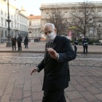 Foto Nicoloro G.   Milano    Tradizionale apertura della stagione lirica alla Scala con l\' opera \' Macbeth \' di G. Verdi. nella foto Alexander Pereira, sovrintendente alla Scala uscente.