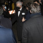 Foto Nicoloro G.   Milano    Tradizionale apertura della stagione lirica alla Scala con l' opera ' Macbeth ' di G. Verdi. nella foto l' arrivo del  senatore a vita Mario Monti