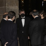Foto Nicoloro G.   Milano    Tradizionale apertura della stagione lirica alla Scala con l' opera ' Macbeth ' di G. Verdi. nella foto l' arrivo alla Scala del ministro Dario Franceschini.