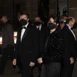 Foto Nicoloro G.   Milano    Tradizionale apertura della stagione lirica alla Scala con l' opera ' Macbeth ' di G. Verdi. nella foto il ministro Dario Franceschini con la moglie Michela De Biase.