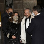 Foto Nicoloro G.   Milano    Tradizionale apertura della stagione lirica alla Scala con l' opera ' Macbeth ' di G. Verdi. nella foto la presidente del Senato Maria Elisabetta Alberti Casellati con il marito Giambattista Casellati.