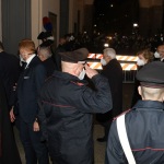 Foto Nicoloro G.   Milano    Tradizionale apertura della stagione lirica alla Scala con l' opera ' Macbeth ' di G. Verdi. nella foto il Presidente Sergio Mattarella fa il suo ingresso alla Scala.
