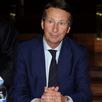 Foto Nicoloro G. 25/05/2012 Padova Nell’ aula magna dell’ Universita’ di Padova la Giuria dei Letterati, presieduta da Massimo Cacciari, ha selezionato la cinquina finalista al 50° Premio Campiello organizzato da Confindustria Veneto. Nel corso della cerimonia e’ stato anche proclamato il vincitore del Premio Campiello Opera Prima. Il vincitore assoluto tra la cinquina selezionata verra’ proclamato da una giuria di 300 lettori il 1 settembre 2012 al teatro La Fenice di Venezia. nella foto Piero Luxardo