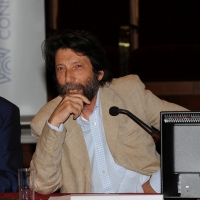 Foto Nicoloro G. 25/05/2012 Padova Nell’ aula magna dell’ Universita’ di Padova la Giuria dei Letterati, presieduta da Massimo Cacciari, ha selezionato la cinquina finalista al 50° Premio Campiello organizzato da Confindustria Veneto. Nel corso della cerimonia e’ stato anche proclamato il vincitore del Premio Campiello Opera Prima. Il vincitore assoluto tra la cinquina selezionata verra’ proclamato da una giuria di 300 lettori il 1 settembre 2012 al teatro La Fenice di Venezia. nella foto Massimo Cacciari