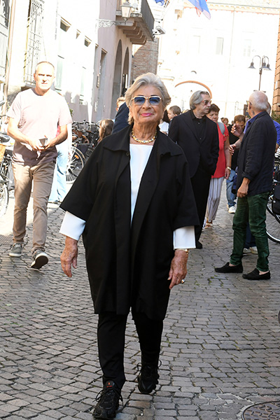 Foto Nicoloro G.   20/09/2026   Ravenna   Nell' ambito delle Celebrazioni per il 705° annuale della morte di Dante Alighieri si e' conclusa la XV edizione del Festival '' Prospettiva Dante ''. nella foto Cristina Mazzavillani Muti.