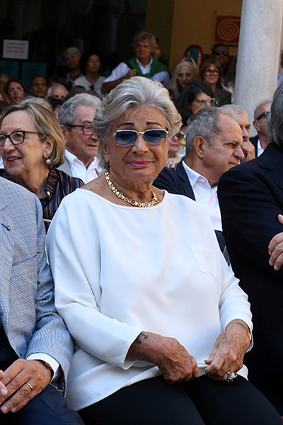 Foto Nicoloro G.   20/09/2026   Ravenna   Nell' ambito delle Celebrazioni per il 705° annuale della morte di Dante Alighieri si e' conclusa la XV edizione del Festival '' Prospettiva Dante ''. nella foto Cristina Mazzavillani Muti.